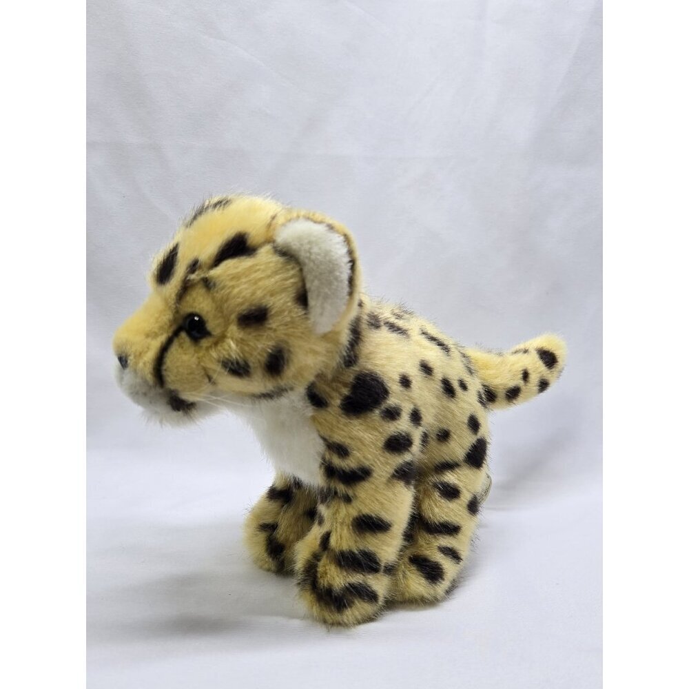 WWF World Wildlife Fund Cheetah Leopard Plush Stuffed Animal Realistic Toy